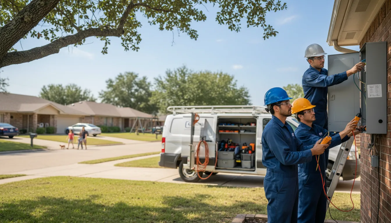 Certified electrician providing emergency electrical services in Kutztown, PA